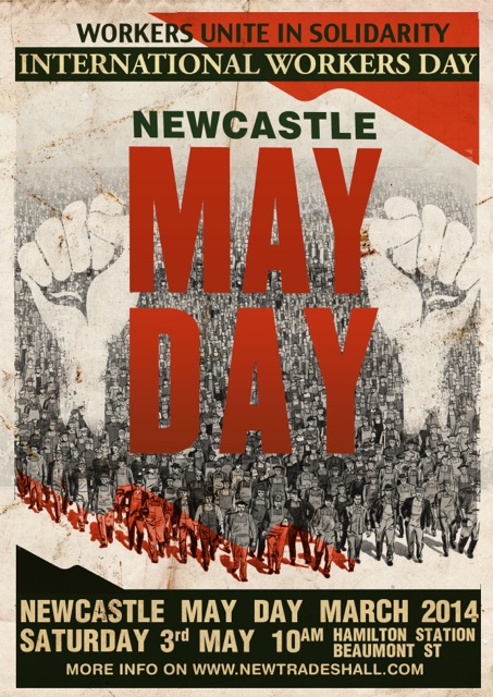 Newcastle May Day March 2014